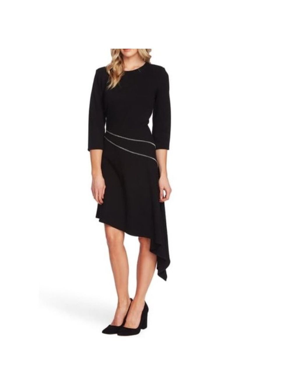 Vince Camuto Asymmetrical Ponte Dress